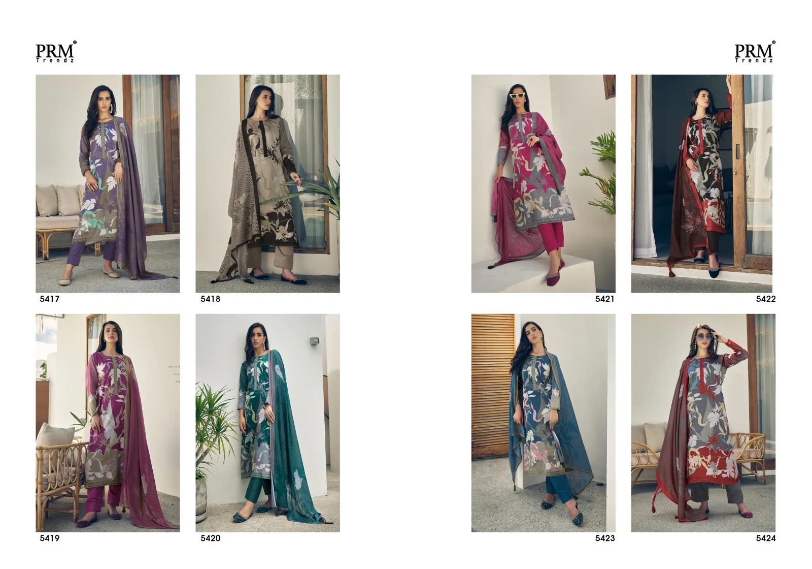 Prm Trendz Serein Vol 3 Pure Lawn Cotton Wholesale Fancy Salwar Suit Catalog — Wholesale Salwar Suits, MPA wholesale from Surat — view 9